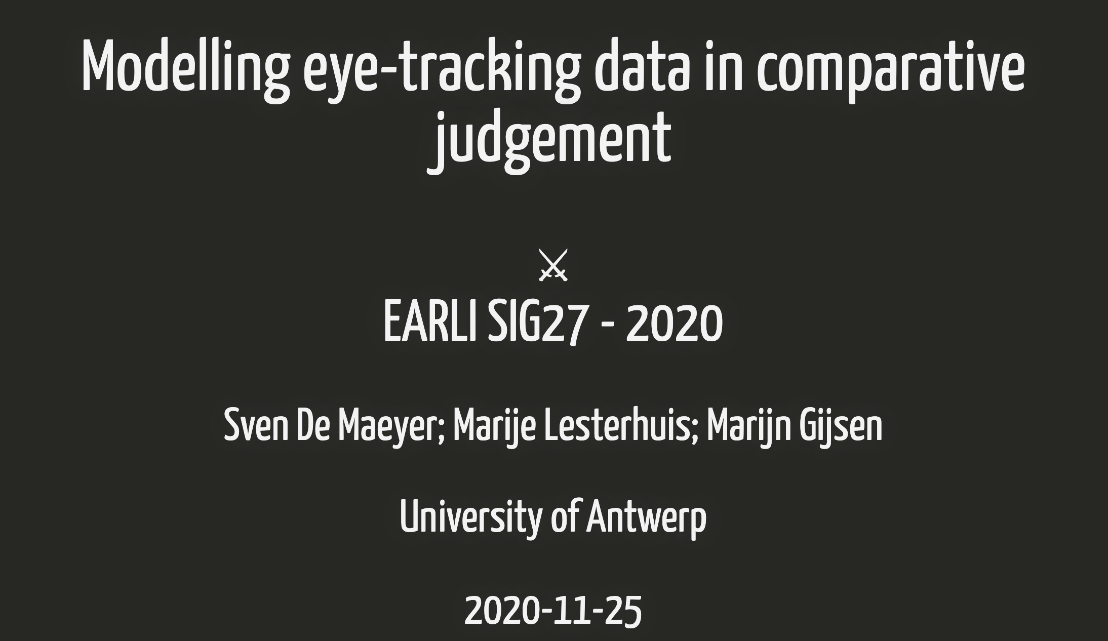 Earli Sig27 - 2020